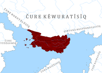 Map of the Kingdom of Jozunia in X