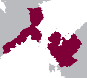 Map of the Dominion in X