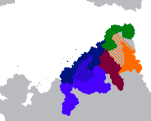 Map showing the extent of the Old North Yazland