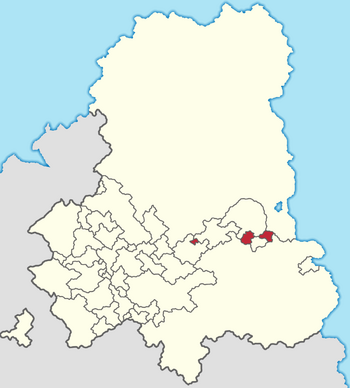 Location of Hebratsche in the Gintem Confederation